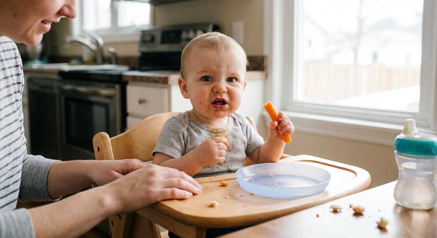 Gagging vs. Choking in Baby-Led Weaning