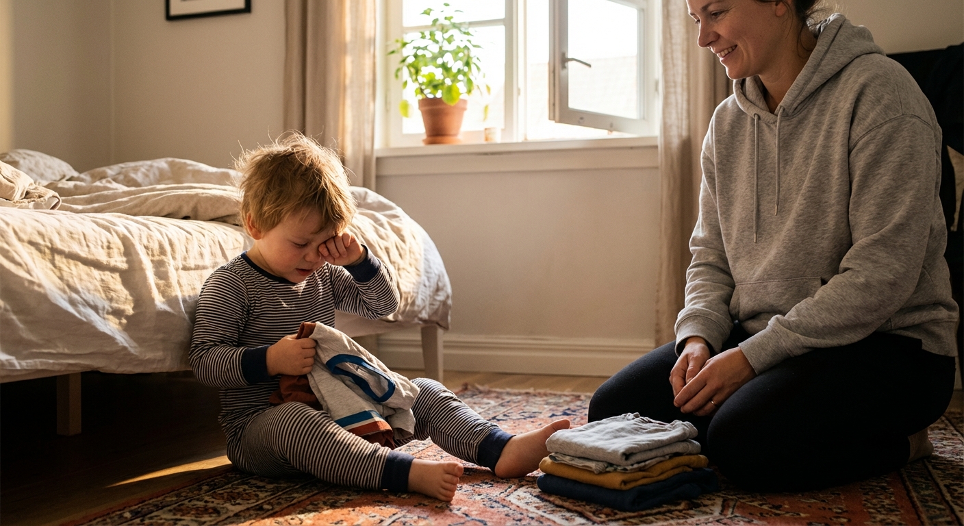 A Toddler Morning Routine That Works