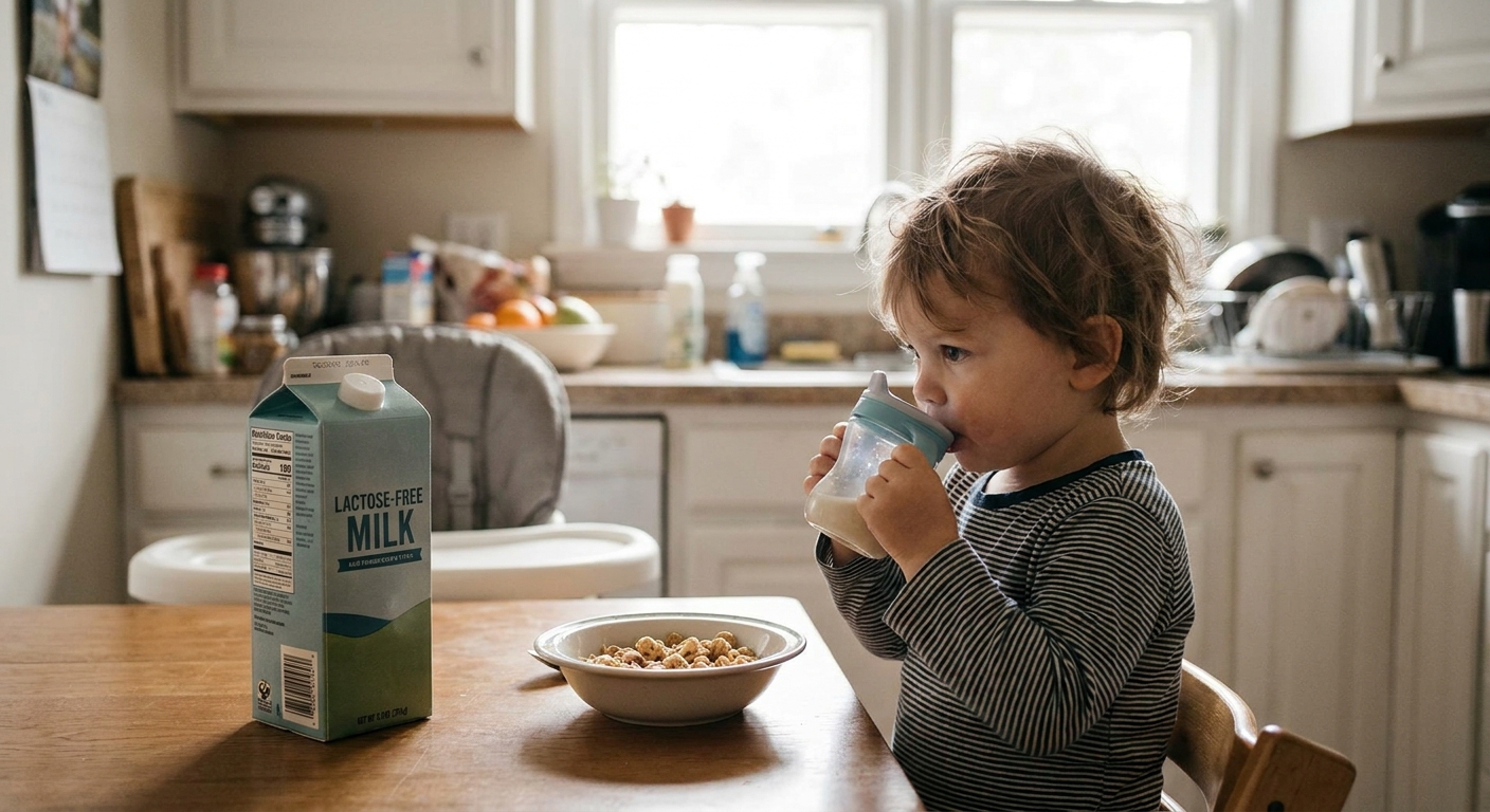Lactose Intolerance in Toddlers: Symptoms After Dairy and What to Feed Instead